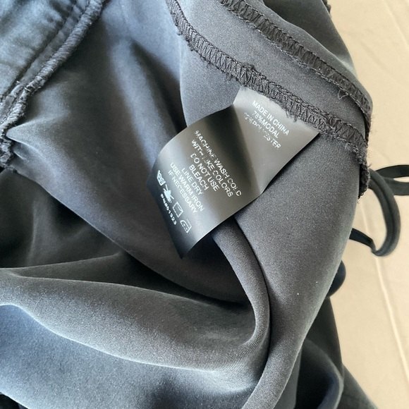 Vince Camuto Drawstring Casual Wide Leg Pants Navy Blue Plus 1X Spring Summer - Picture 4 of 8